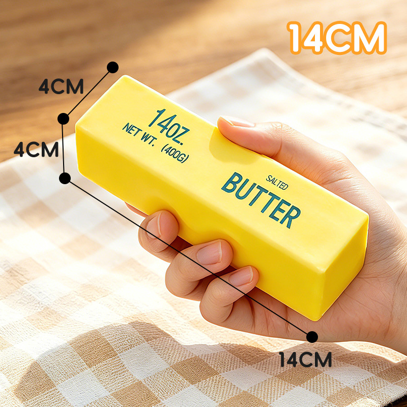 Soft Butter Stick Milk Bar Quick-Rebound Dough Squeeze Toy—Stress-Relief Squeezer, Perfect for Work or School