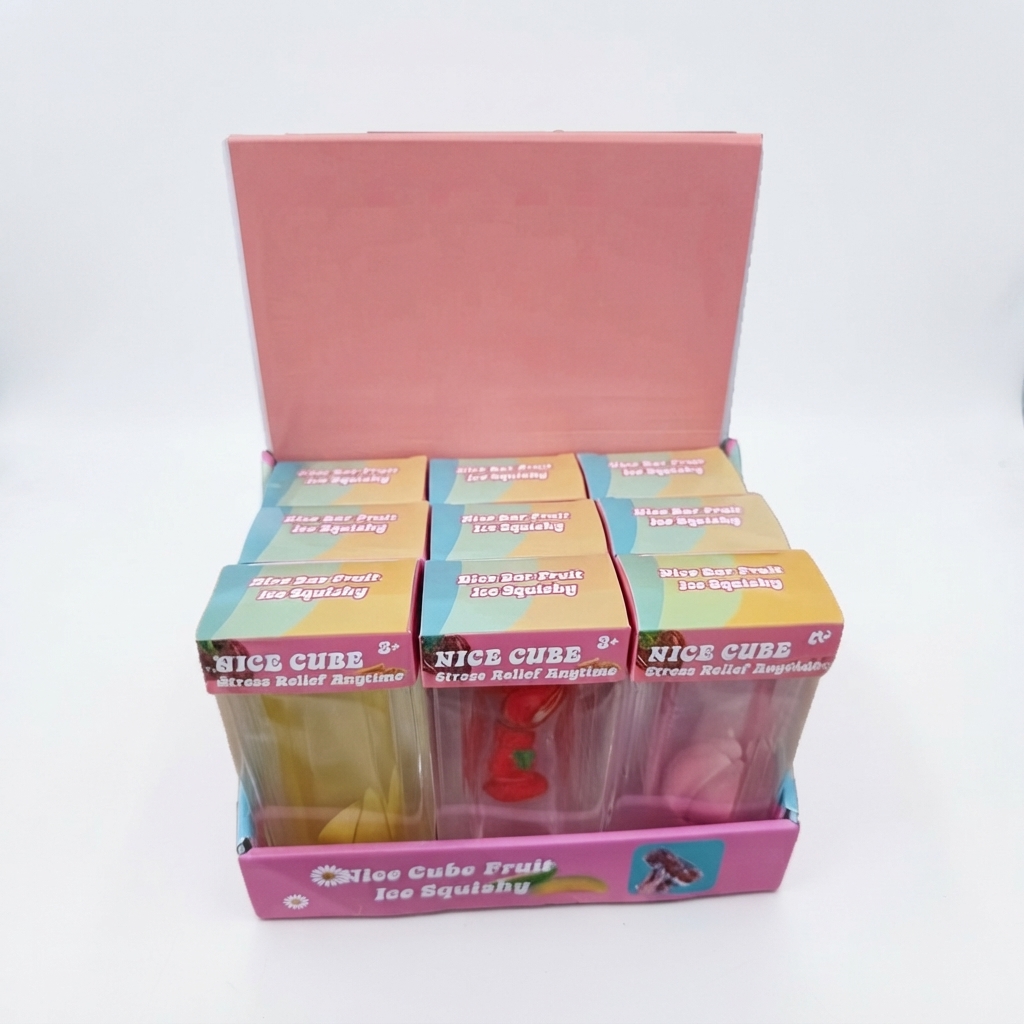 Vaseline Fruit Bar Banana Series Handmade Squeeze Balls: Fruit-Shaped Ice Cubes for Stress Relief