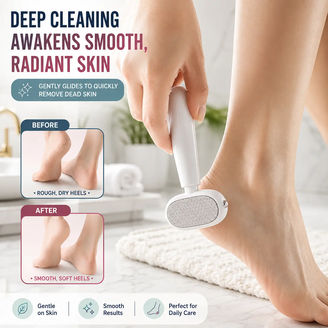 Professional Double-Sided Callus Remover and Foot Scraper