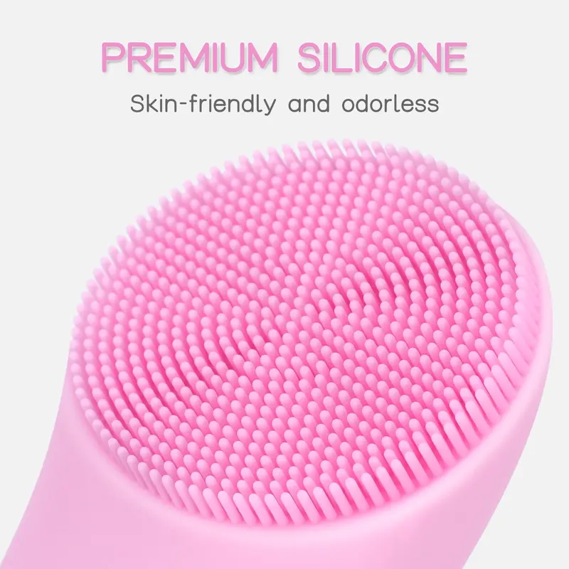 Electric Silicone Facial Cleansing Brush with Infusion Funct