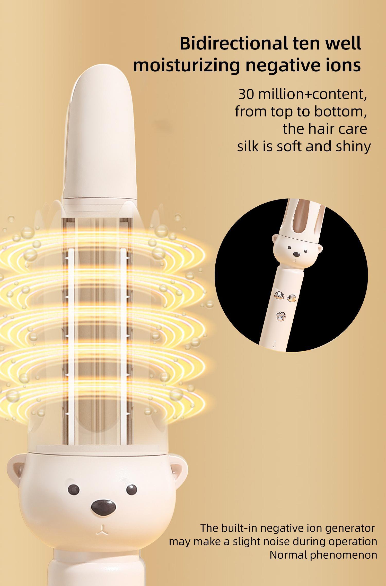 Heated curling tool for gentle care—hair styling tool