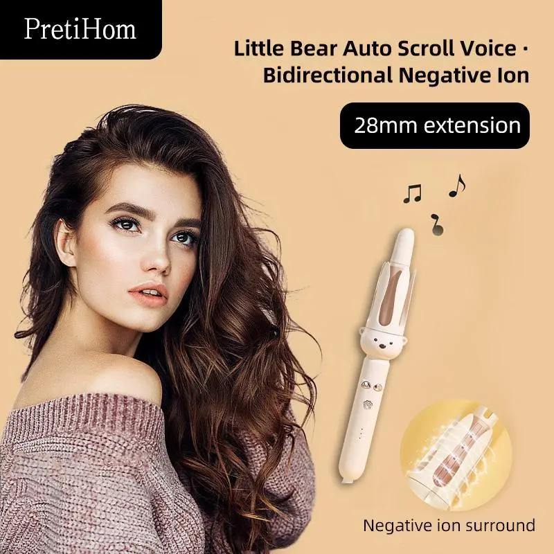 Heated curling tool for gentle care—hair styling tool