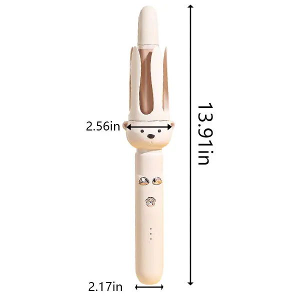 Heated curling tool for gentle care—hair styling tool