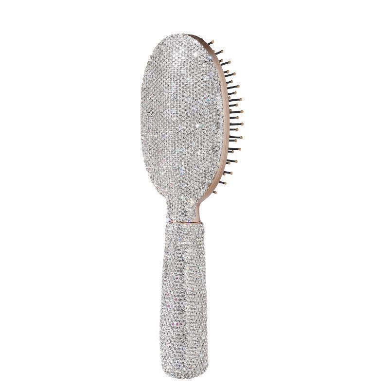 Best-Selling Diamond-Encrusted, Affordable Luxury Long-Handled Air-Cushion Comb: Anti-Static, Innovative Air-Cushion Beauty Hair Comb