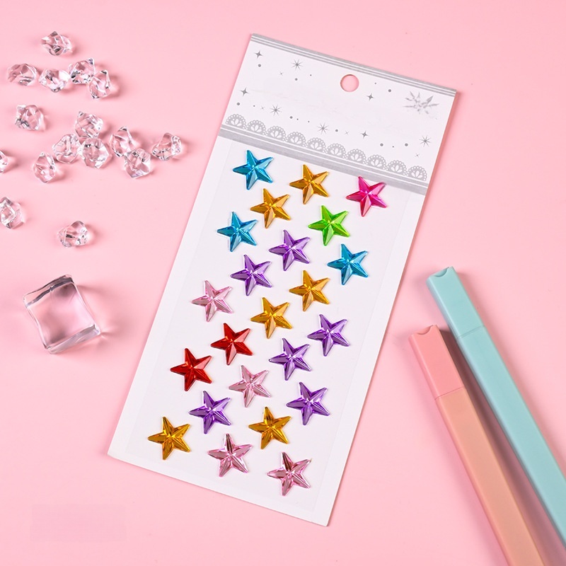 Children's Gemstone Stickers, Crystal Diamonds, Cartoon Stickers, Princess, Girls, 3D, Reward Stickers, Decorative Materials