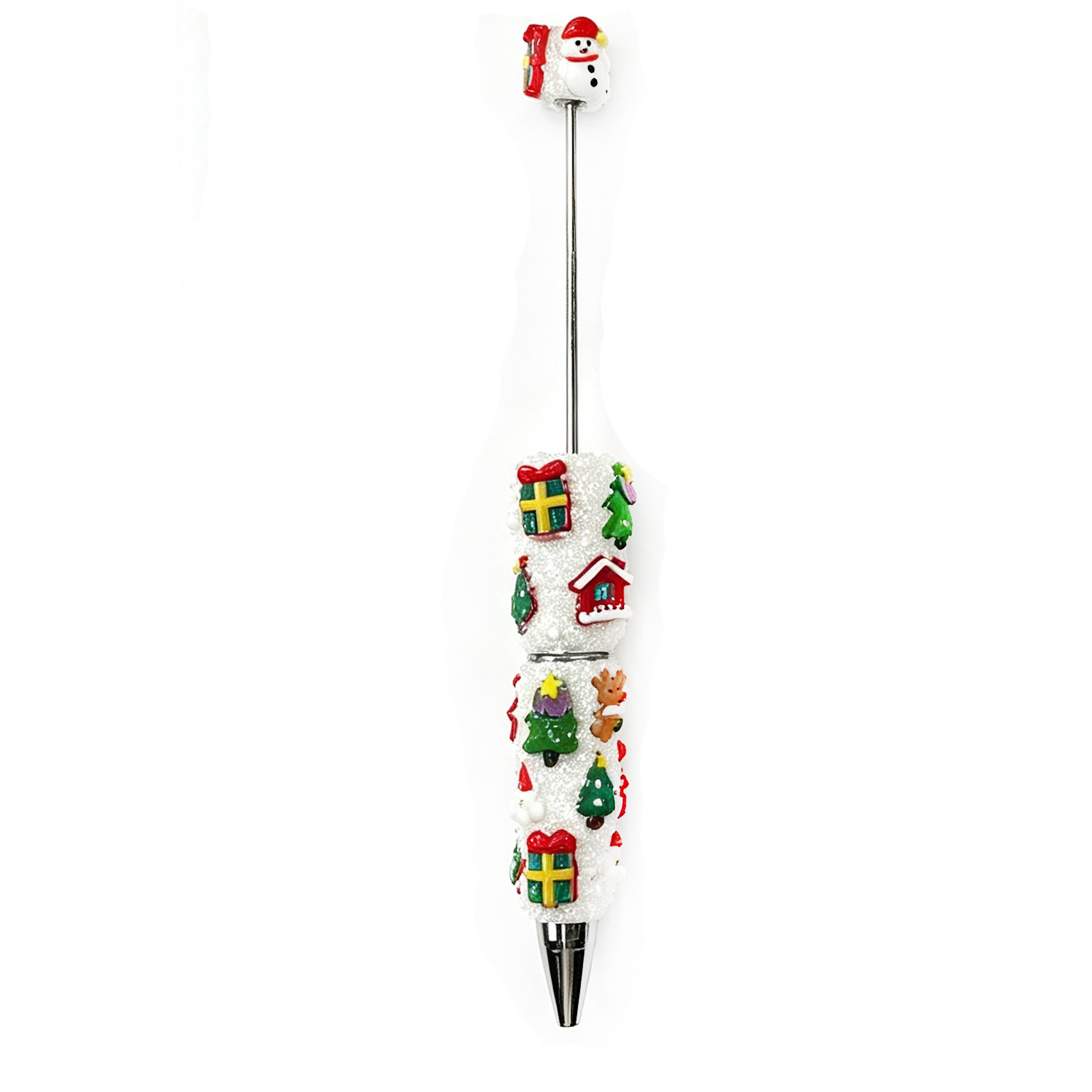 DIY Beaded Pen | Creative Rhinestone-Decorated Pen | Customizable Bead Combinations | Personalized Handmade Stationery | Multiple Designs to Choose From
