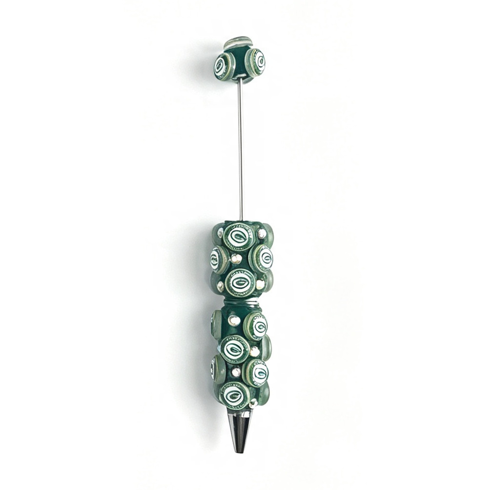 Rugby Team Bead Pen: Creative, Fashionable, Heavy-Duty Bead Pen—New Minimalist Clay Bead Pen