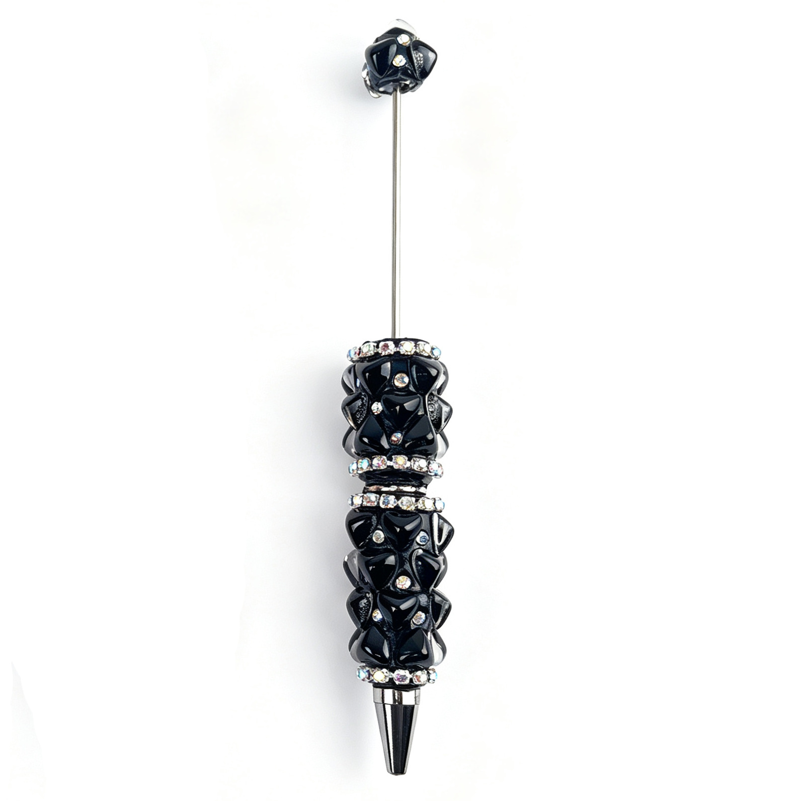 DIY Rhinestone Heart Beaded Pen, Korean-Style, Instagram-Trending, Cute Rhinestone-Studded Pen, Cross-Border Creative, Light Luxury, Rhinestone-Studded Gift Pen
