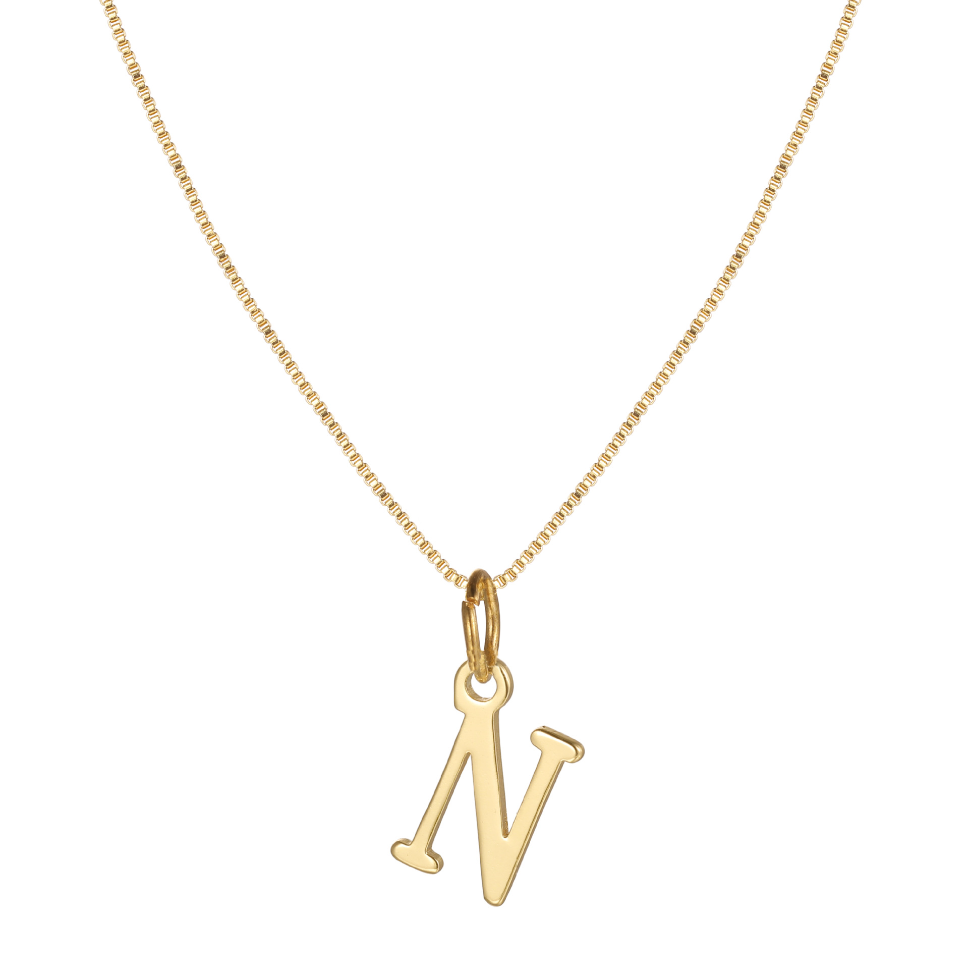 26-Letter Necklace | Titanium Steel/Gold-Plated | Perfect for Everyday Wear, Dates, or as a Gift | Customizable with Your Initials | Elegant Collar Bone Necklace