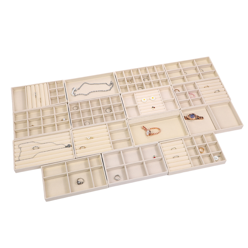 Large-Capacity, Stylish Jewelry Storage Tray / For Market Stalls / Create a Clear, Scratch-Resistant, High-Quality Display