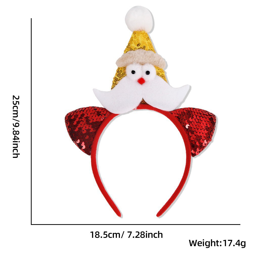 Christmas Decorative Headband, 8.7 x 7.1 inches