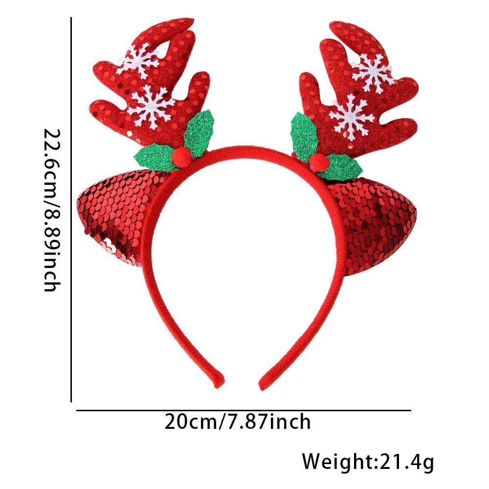 Christmas Decorative Headband, 8.7 x 7.1 inches