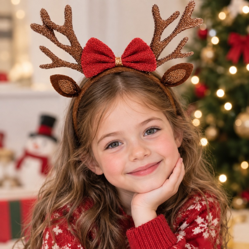 Christmas Decorative Headband, 8.7 x 7.1 inches