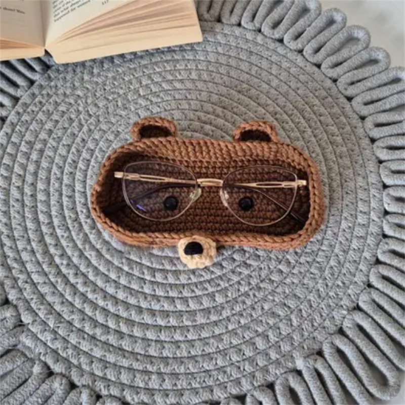 Crocheted Glasses Frames, Cute and Creative Animal-Themed Glasses Frames, Cute Glasses Cases and Storage Boxes