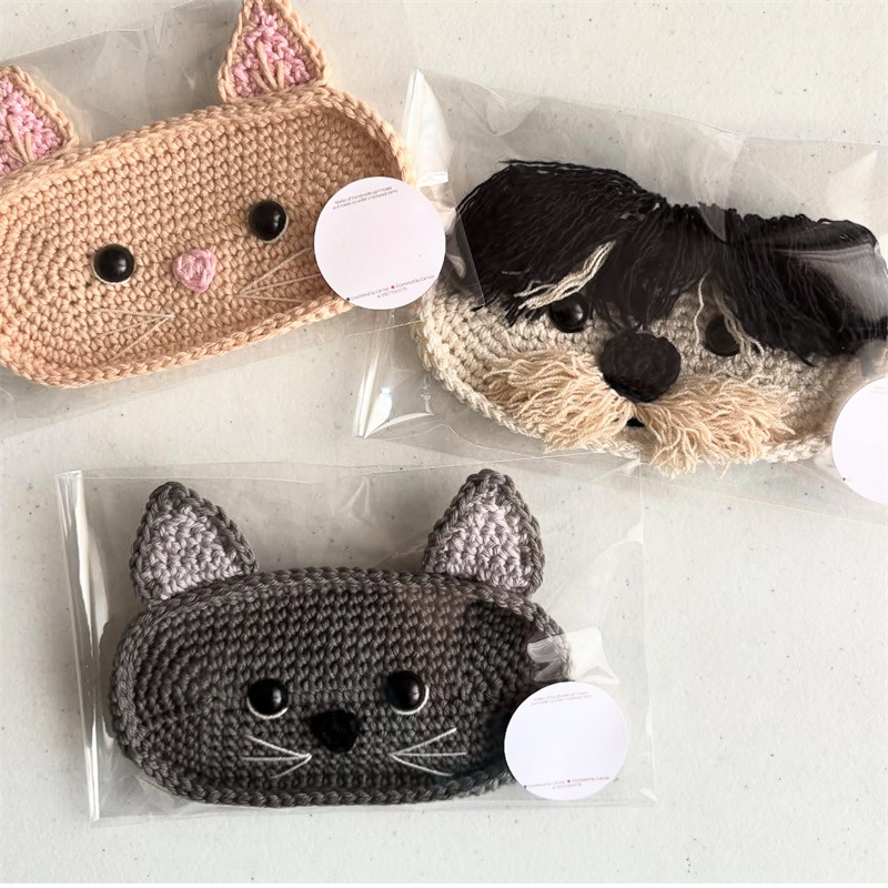 Crocheted Glasses Frames, Cute and Creative Animal-Themed Glasses Frames, Cute Glasses Cases and Storage Boxes