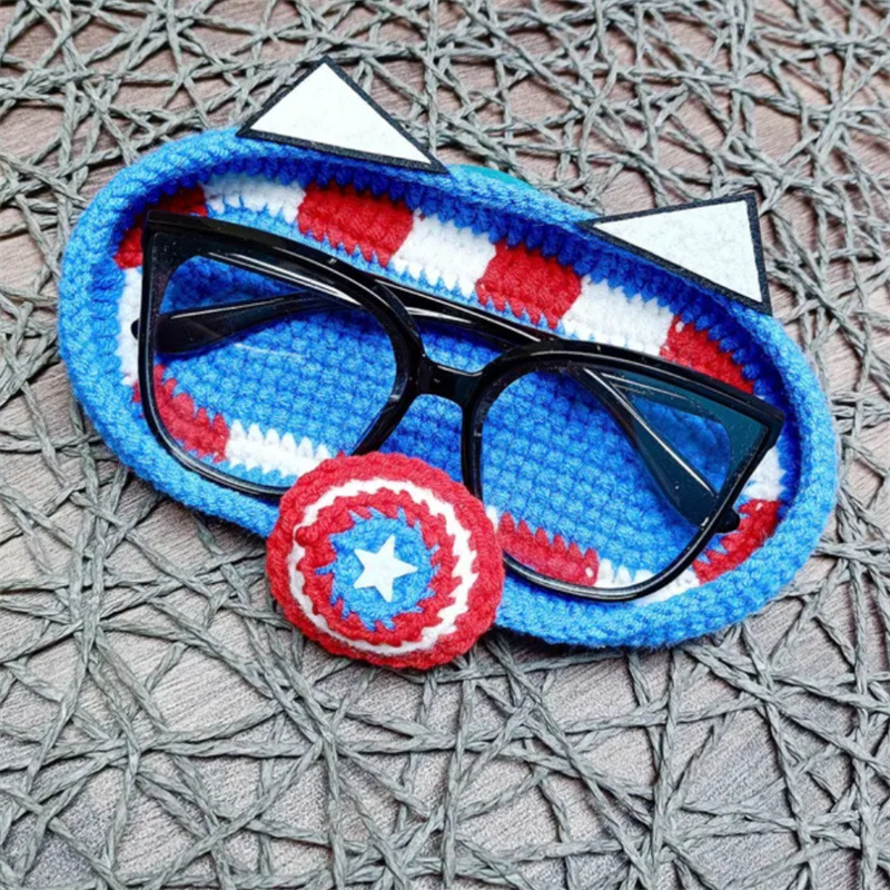 Crocheted Glasses Frames, Cute and Creative Animal-Themed Glasses Frames, Cute Glasses Cases and Storage Boxes