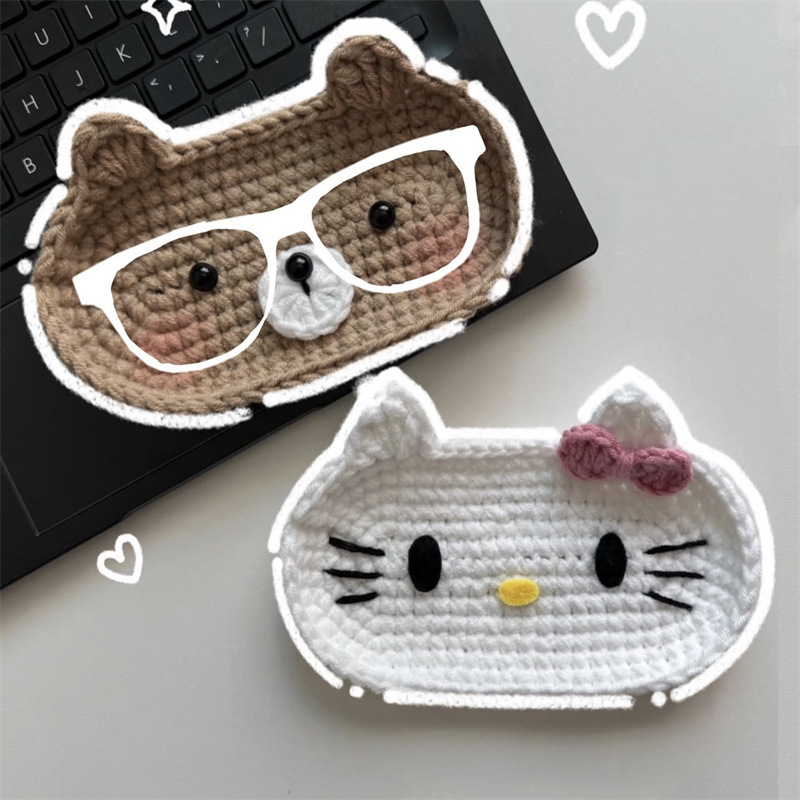 Crocheted Glasses Frames, Cute and Creative Animal-Themed Glasses Frames, Cute Glasses Cases and Storage Boxes