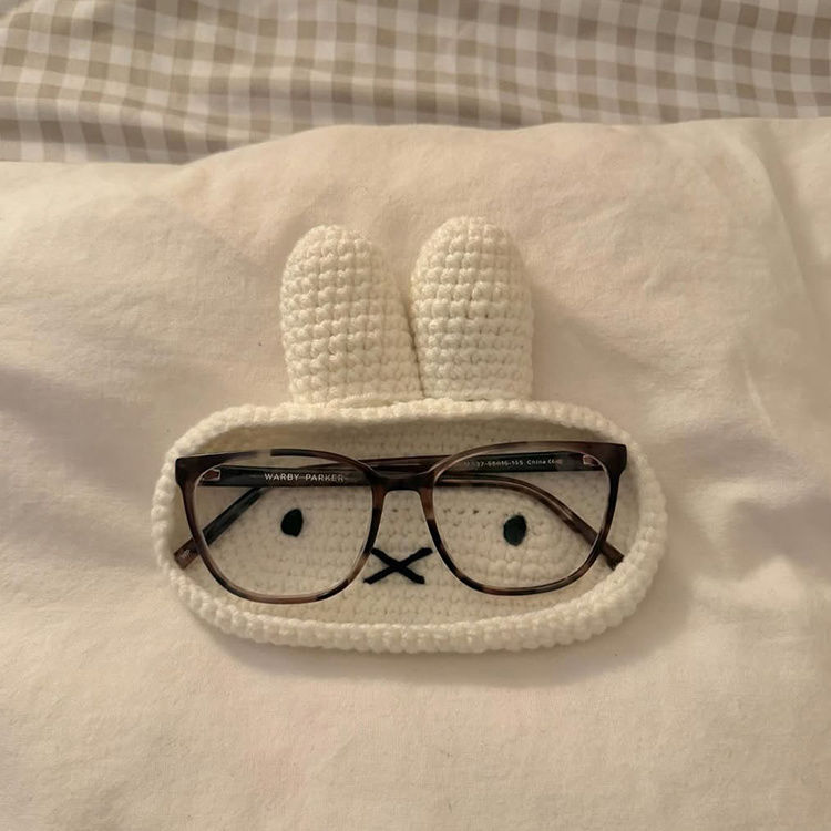 Crocheted Glasses Frames, Cute and Creative Animal-Themed Glasses Frames, Cute Glasses Cases and Storage Boxes
