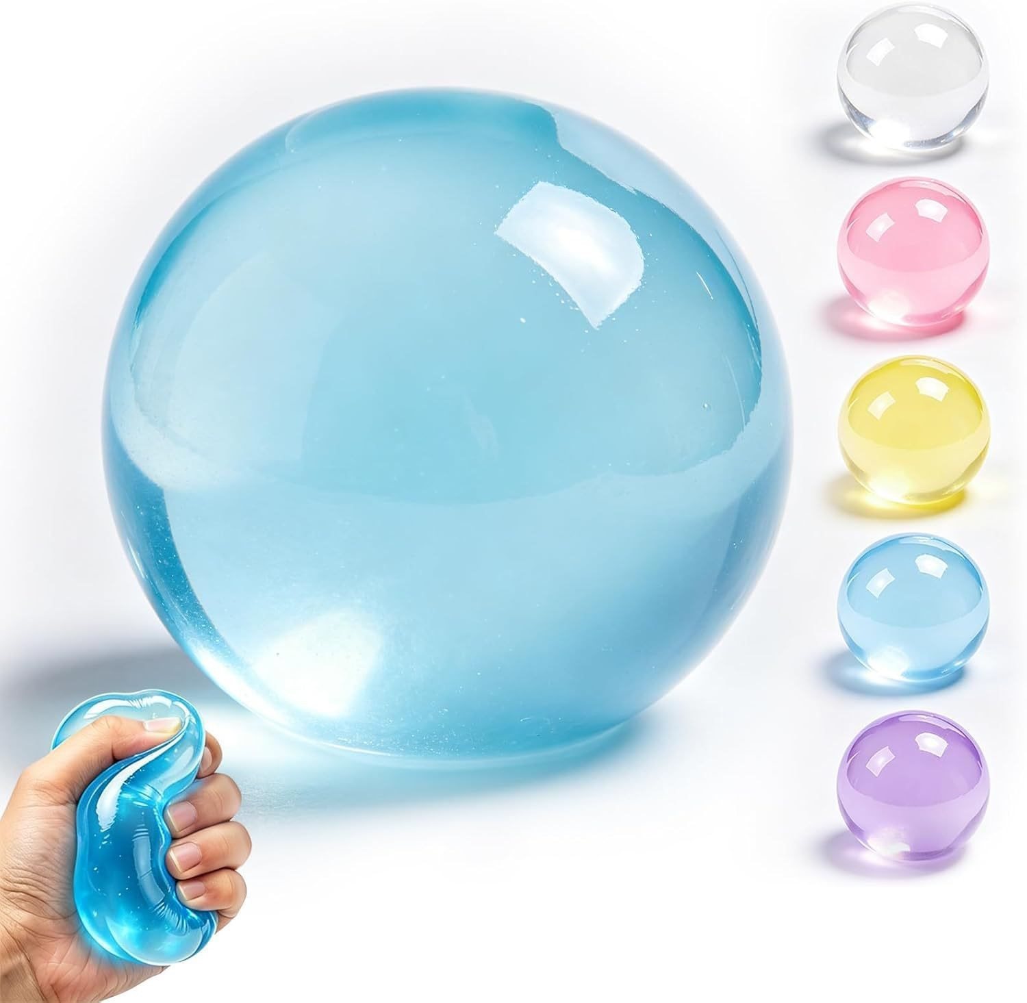 Multifunctional Coconut Oil Sensory Stress Ball—Flexible, Stretchable TPR Finger Toy—Perfect for Work, Study, Anxiety Relief, and as a Party Gift