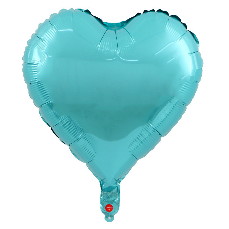 18-inch Heart-Shaped Aluminum Foil Balloons for Wedding, Proposal, and Party Decorations