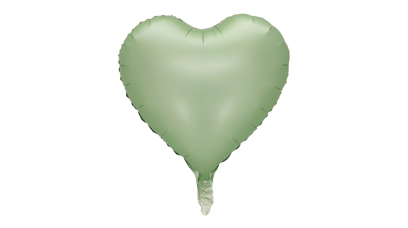 18-inch Heart-Shaped Aluminum Foil Balloons for Wedding, Proposal, and Party Decorations