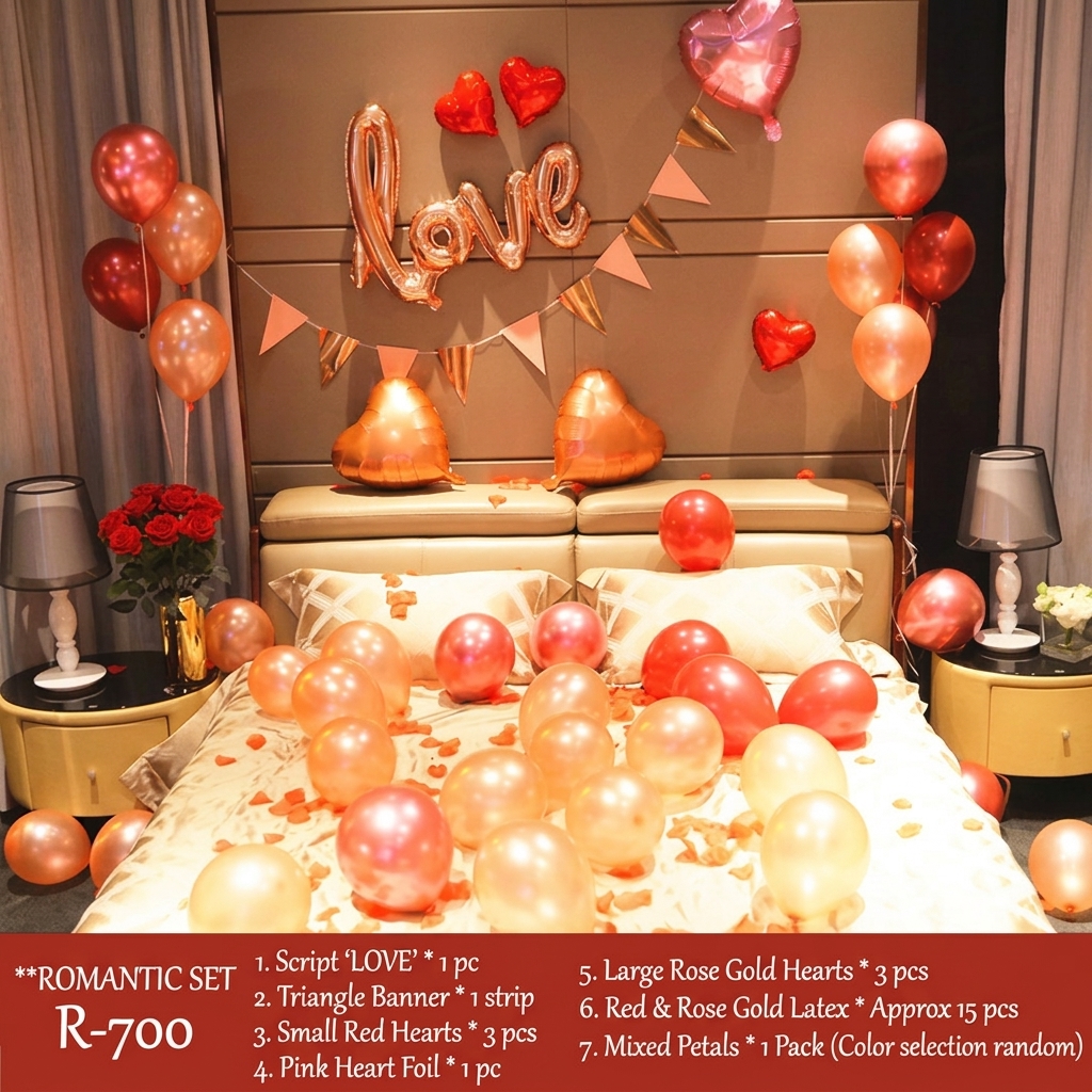 Romantic Balloon Set for Confessions of Love and Marriage Proposals