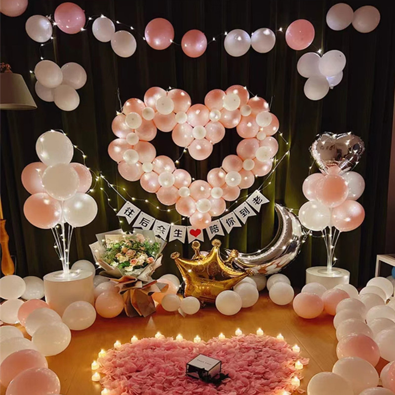 Romantic Balloon Set for Confessions of Love and Marriage Proposals