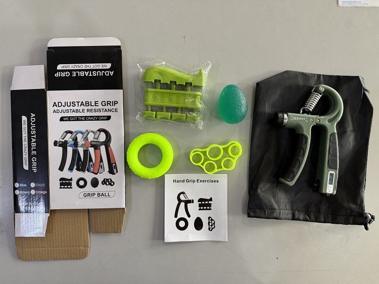 Adjustable Hand Gripper and Hand Exerciser Set