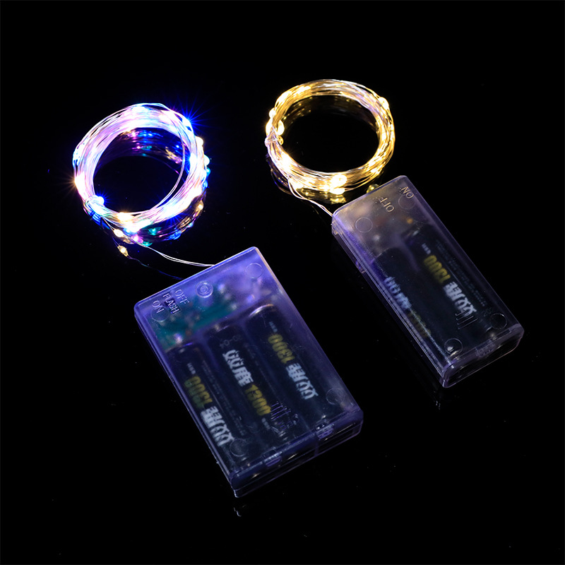 LED string lights, Christmas decorations, cake decorations, battery packs, USB, copper wire lights, colored lights