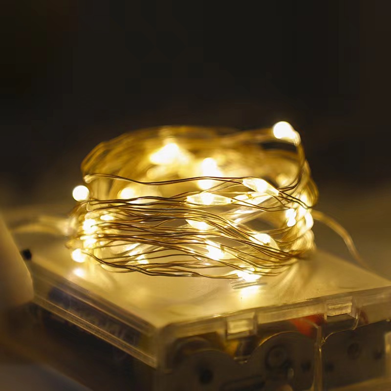 LED string lights, Christmas decorations, cake decorations, battery packs, USB, copper wire lights, colored lights