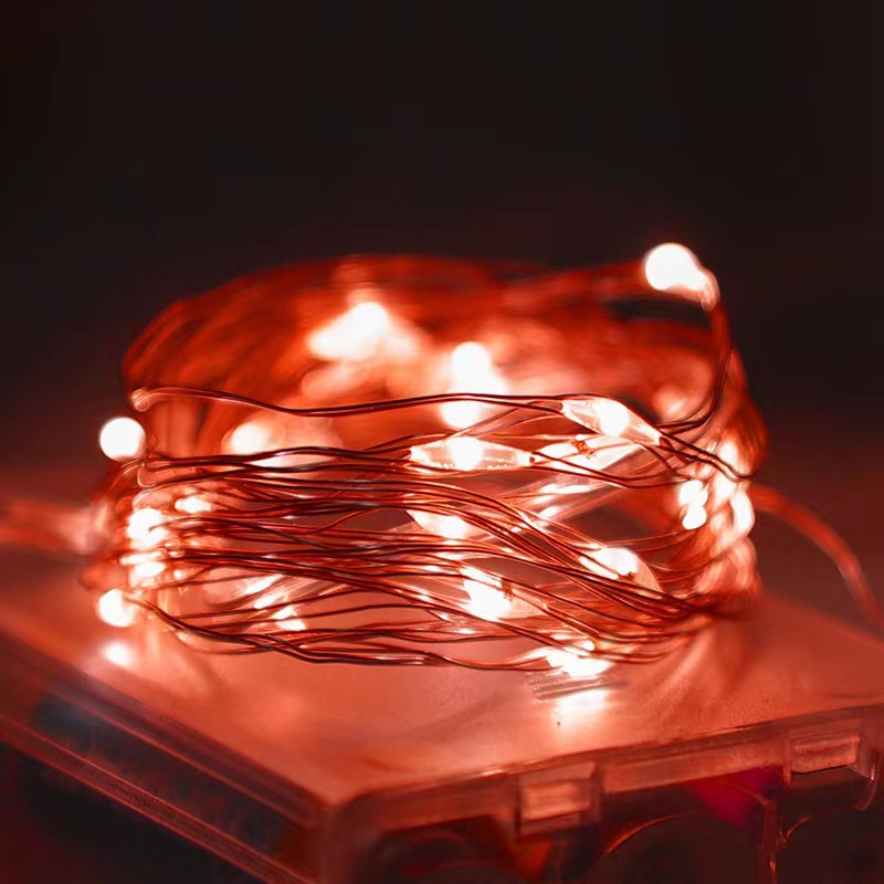 LED string lights, Christmas decorations, cake decorations, battery packs, USB, copper wire lights, colored lights