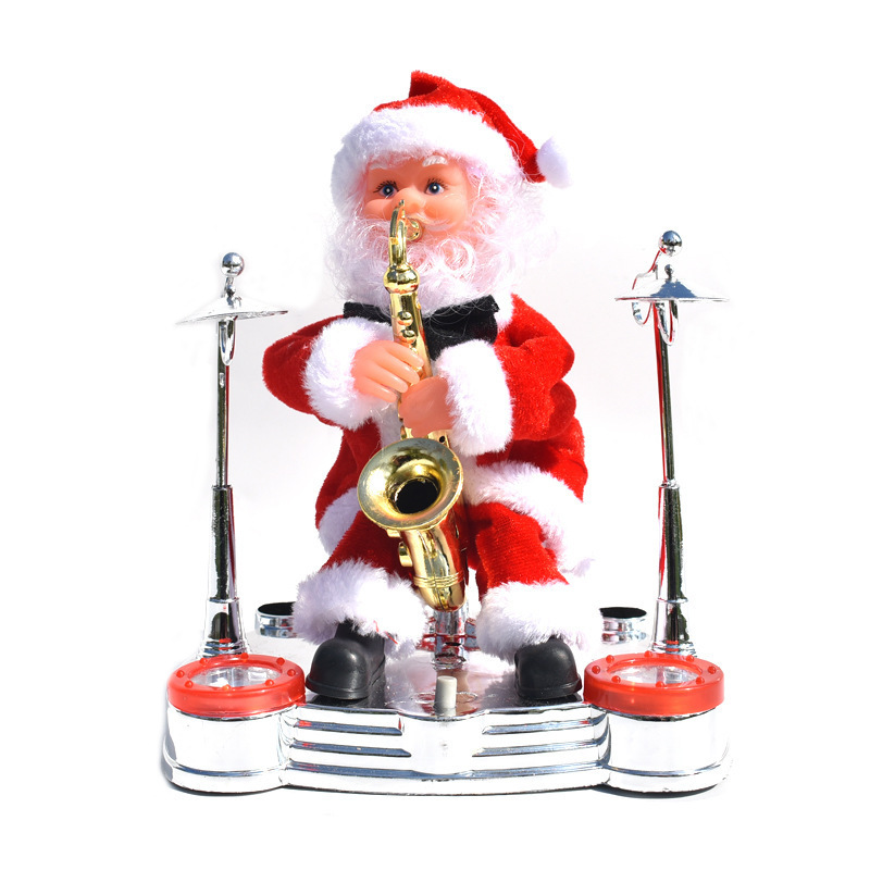 Motorized Climbing Santa Claus | Motorized Ladder Climbing Feature | Durable Plastic | Approx. 30 cm | Christmas Tree/Chimney/Storefront Holiday Decor | Automatic Climbing—Fun and Eye-Catching 🎅🎄