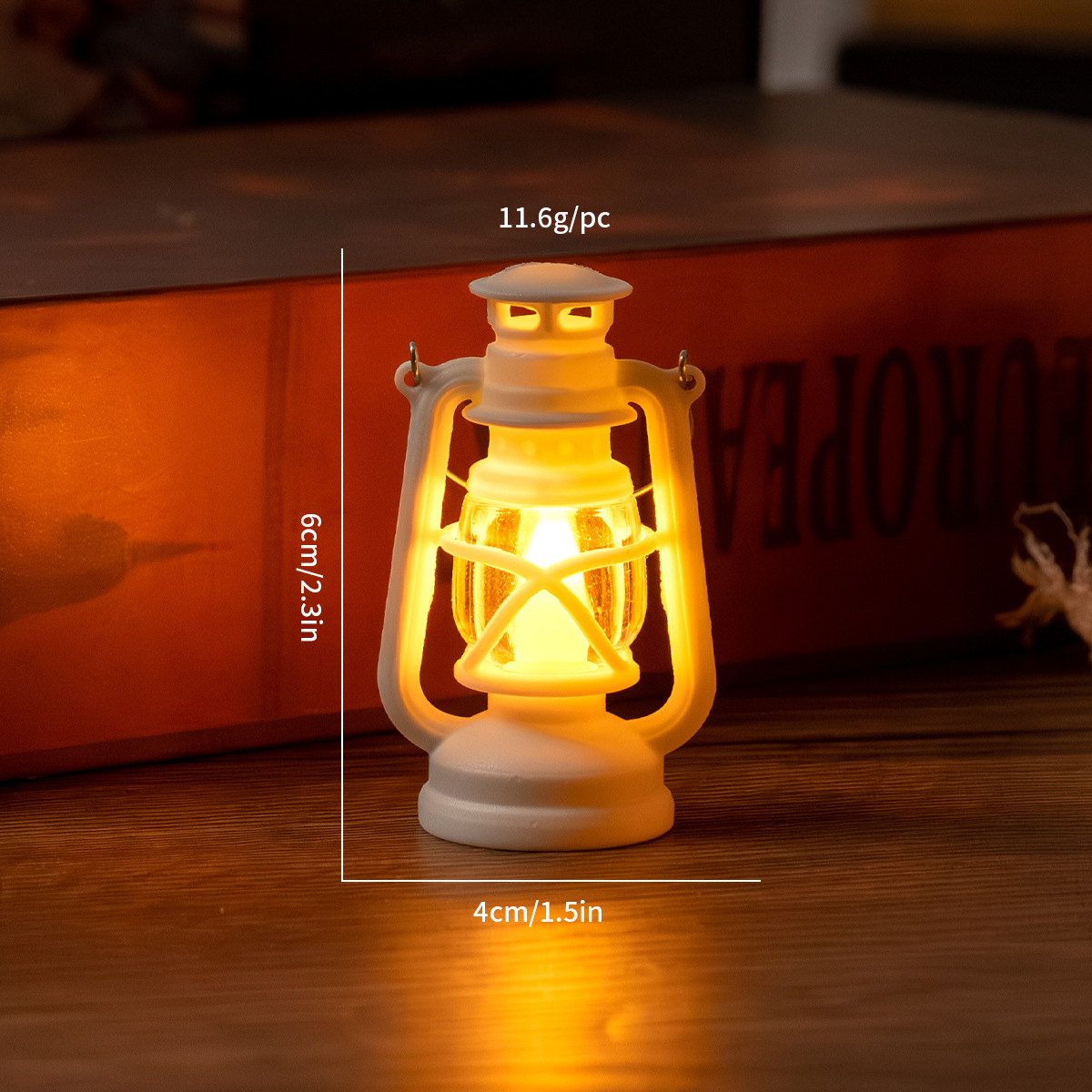 Mini Pony Lamp | LED Electronic Candle | Retro-Style Handheld Kerosene Lamp | Christmas Tabletop Decor | Portable Decorative Light