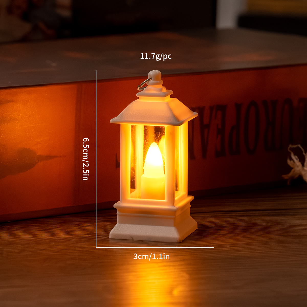 Mini Pony Lamp | LED Electronic Candle | Retro-Style Handheld Kerosene Lamp | Christmas Tabletop Decor | Portable Decorative Light