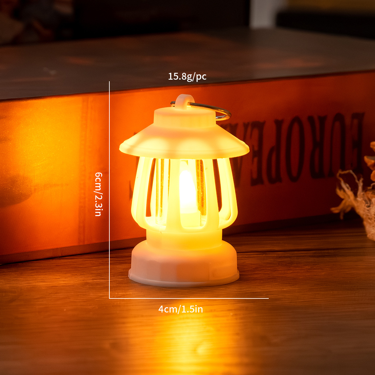 Mini Pony Lamp | LED Electronic Candle | Retro-Style Handheld Kerosene Lamp | Christmas Tabletop Decor | Portable Decorative Light