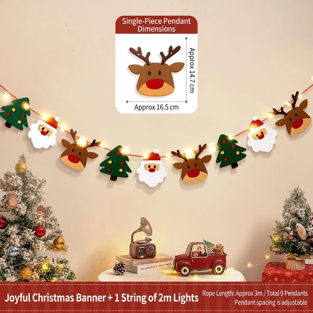 Christmas Lace Garland String Lights: Eco-Friendly Paper / LED Lighting, 2 Meters / Connectable, Perfect for Living Room, Storefront, and Window Display Decorations—Create a Magical Backdrop for Instagram-Worthy Photos