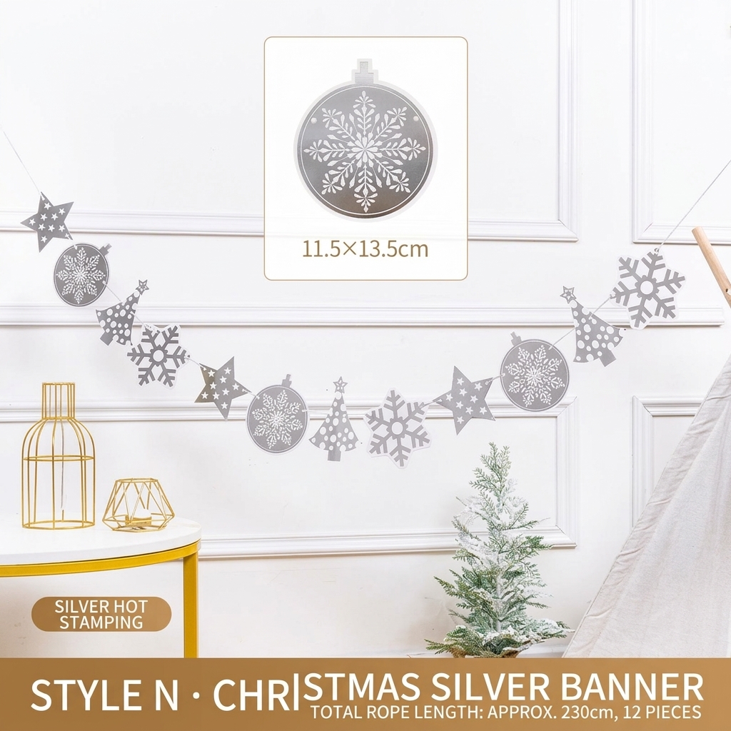 Christmas Lace Garland String Lights: Eco-Friendly Paper / LED Lighting, 2 Meters / Connectable, Perfect for Living Room, Storefront, and Window Display Decorations—Create a Magical Backdrop for Instagram-Worthy Photos