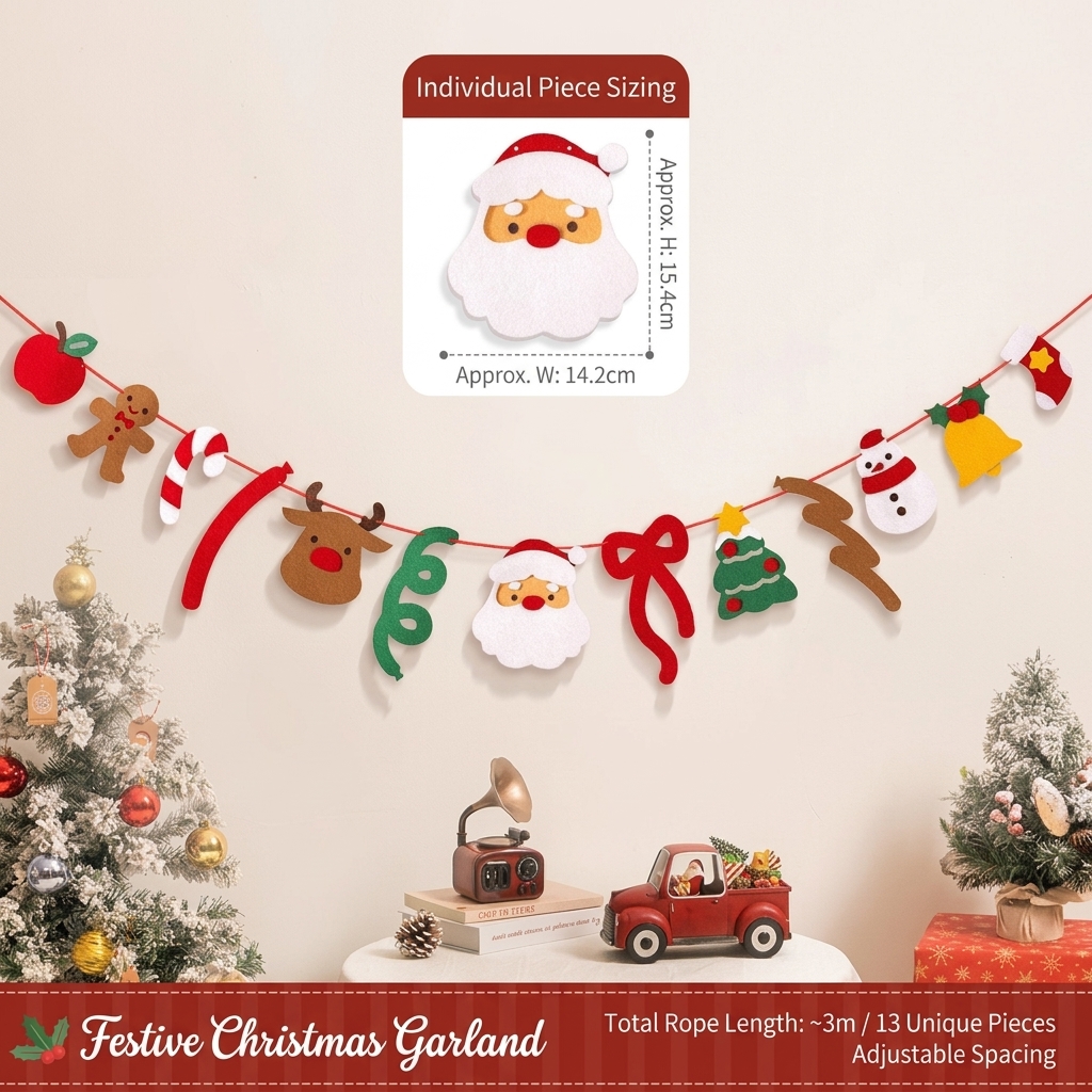 Christmas Lace Garland String Lights: Eco-Friendly Paper / LED Lighting, 2 Meters / Connectable, Perfect for Living Room, Storefront, and Window Display Decorations—Create a Magical Backdrop for Instagram-Worthy Photos