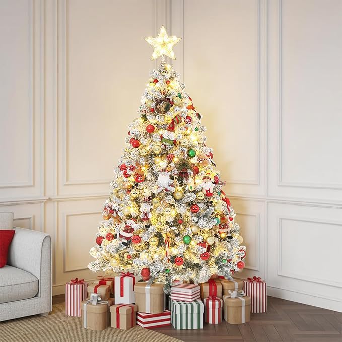 4-foot velvety pre-lit artificial Christmas tree, Arbol de Navidad Christmas Tree
