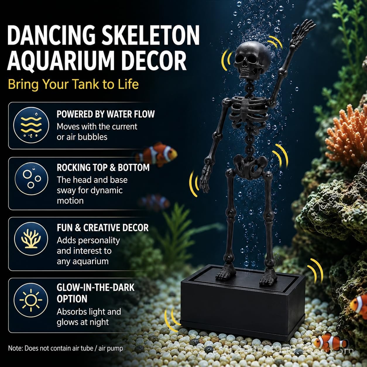 The Dancing Skeleton: A Must-Have for Your Fish Tank