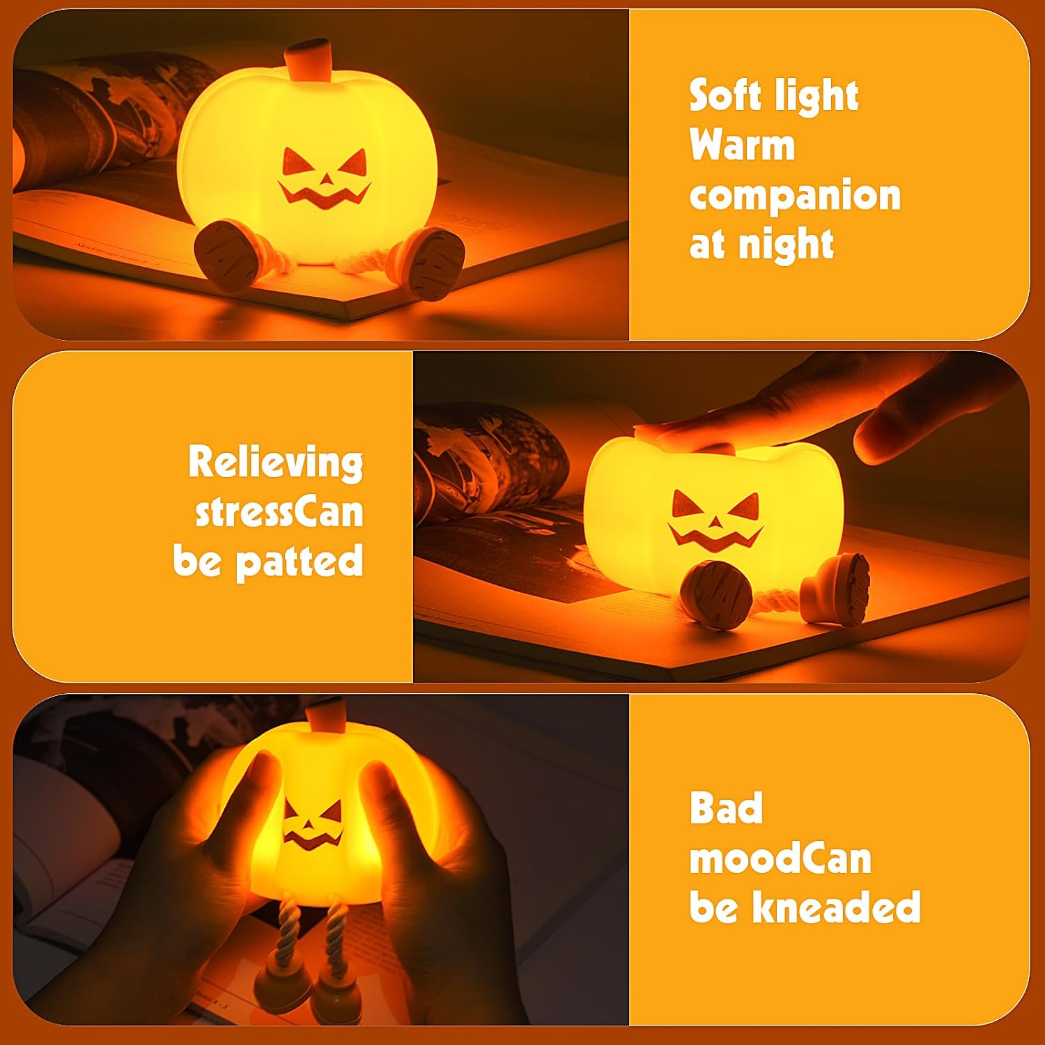 Silicone Pumpkin Lanterns—Halloween Decorations and Gifts