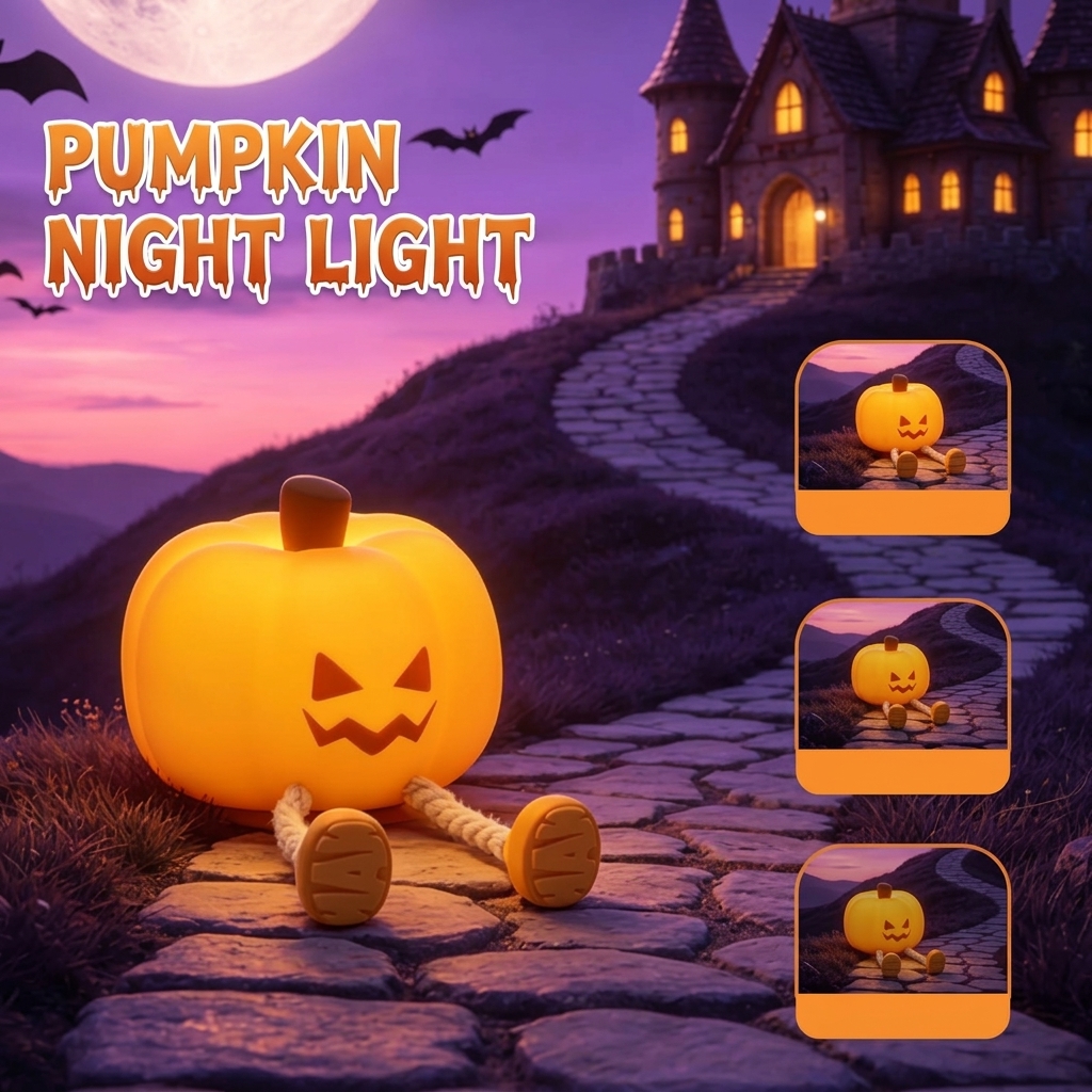 Silicone Pumpkin Lanterns—Halloween Decorations and Gifts