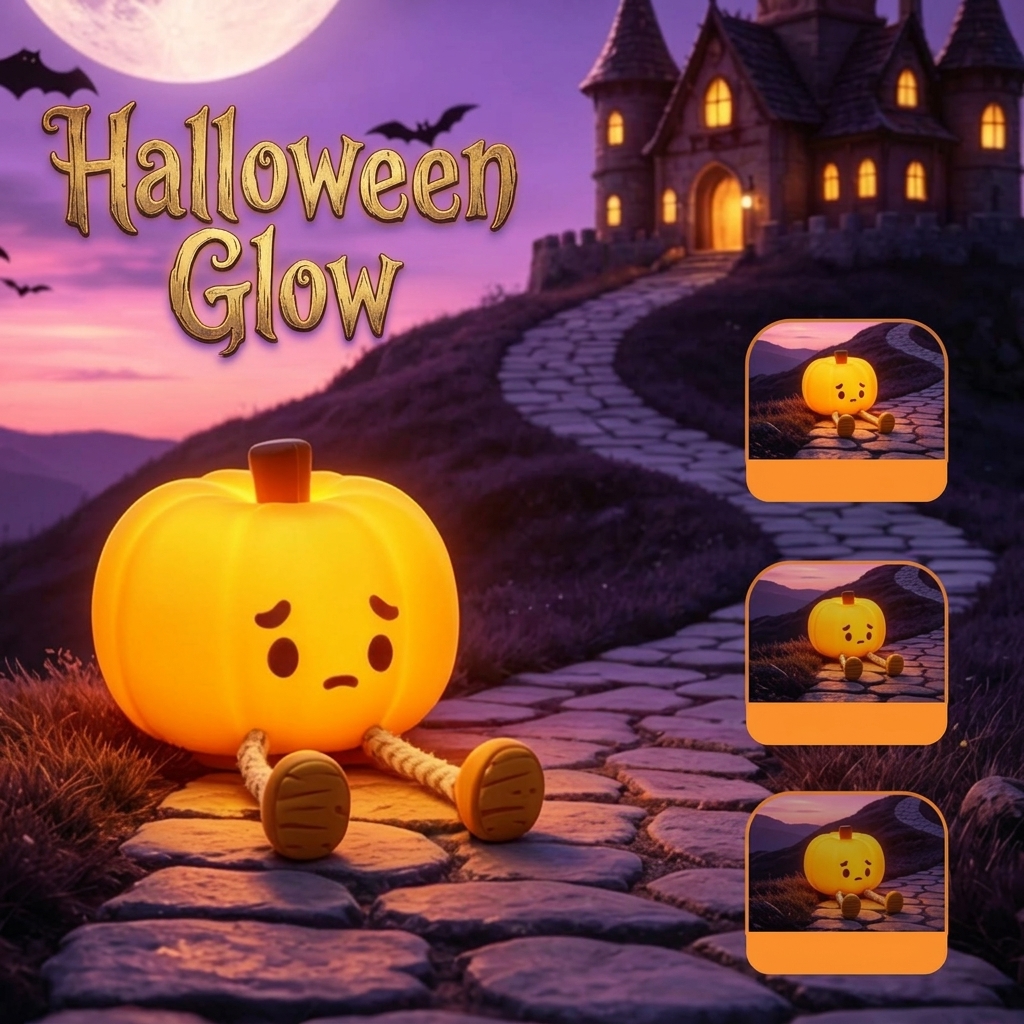 Silicone Pumpkin Lanterns—Halloween Decorations and Gifts