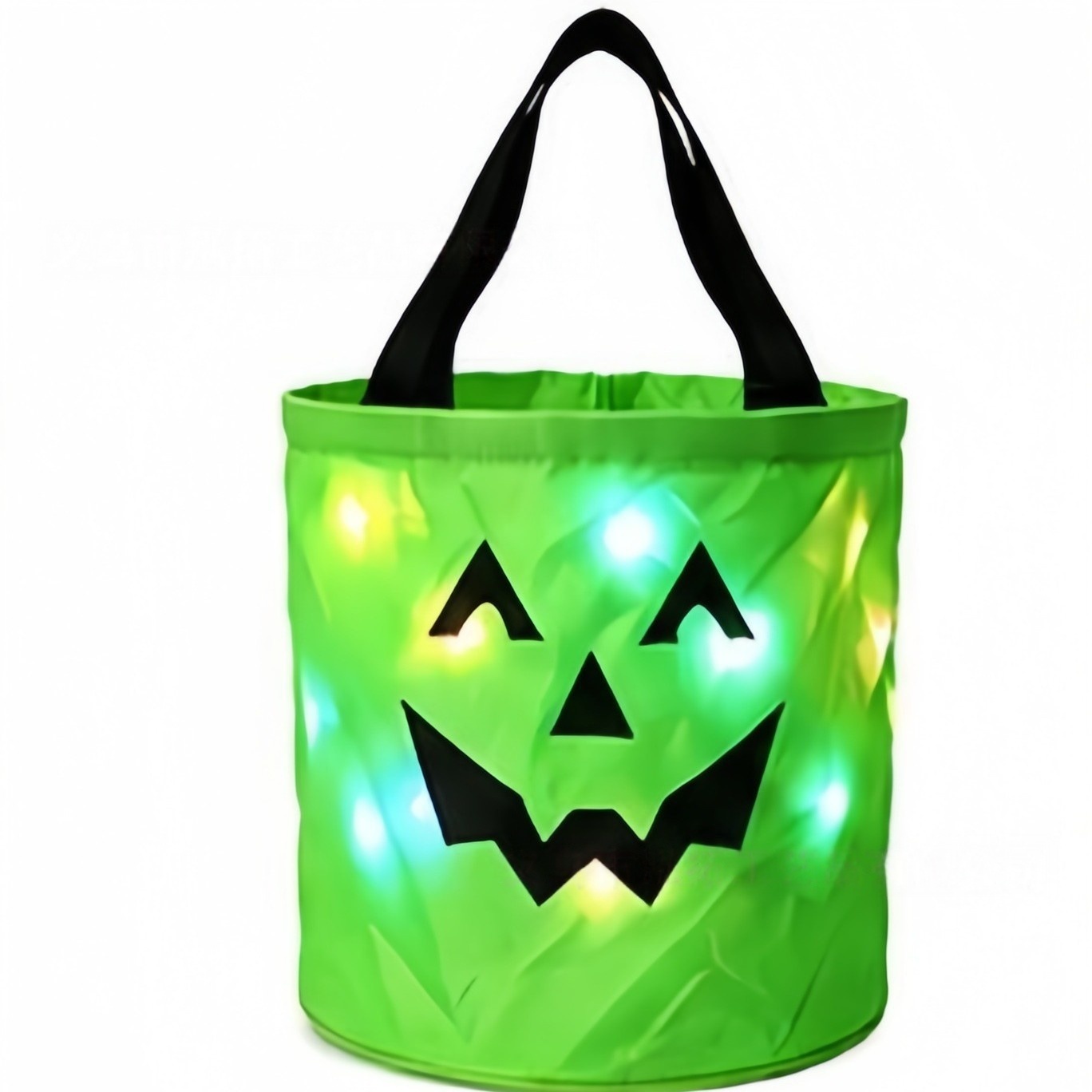 Reusable Non-Woven Fabric Halloween LED Candy Bucket