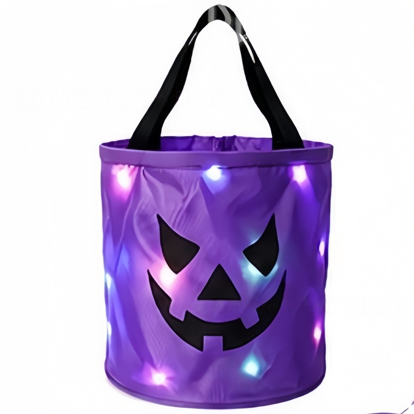 Reusable Non-Woven Fabric Halloween LED Candy Bucket