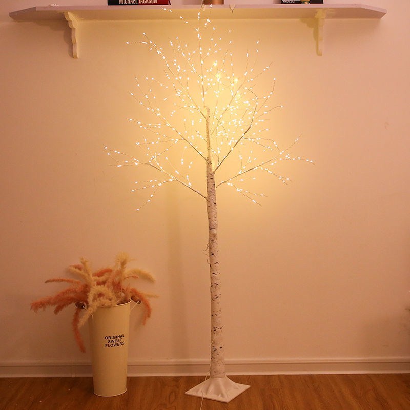 LED Decorative White Birch Trees: 2 Feet, 4 Feet, 6 Feet