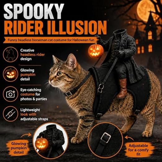 Headless Horseman Cat Costume