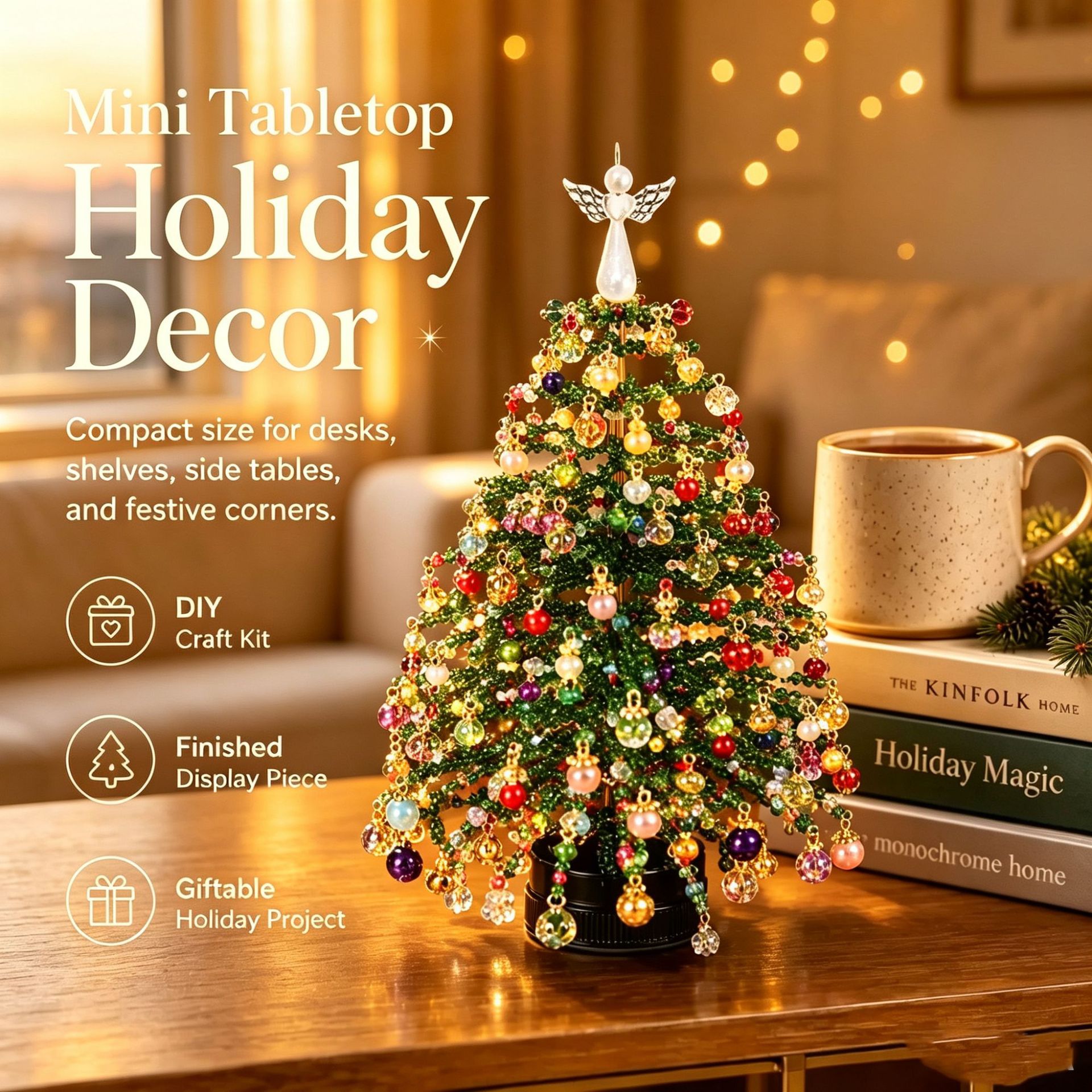 DIY Beaded Christmas Tree Kit