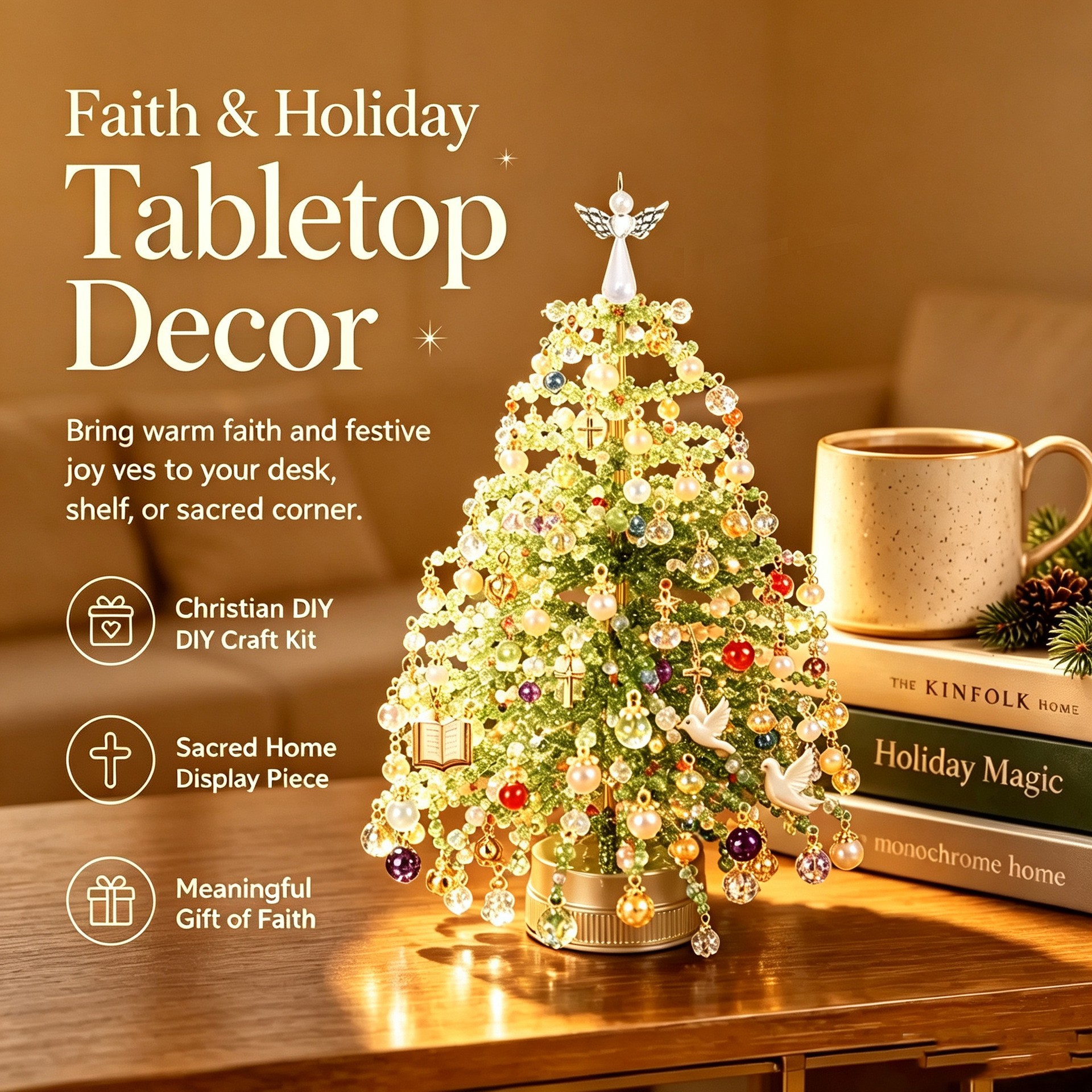 DIY Beaded Christmas Tree Kit