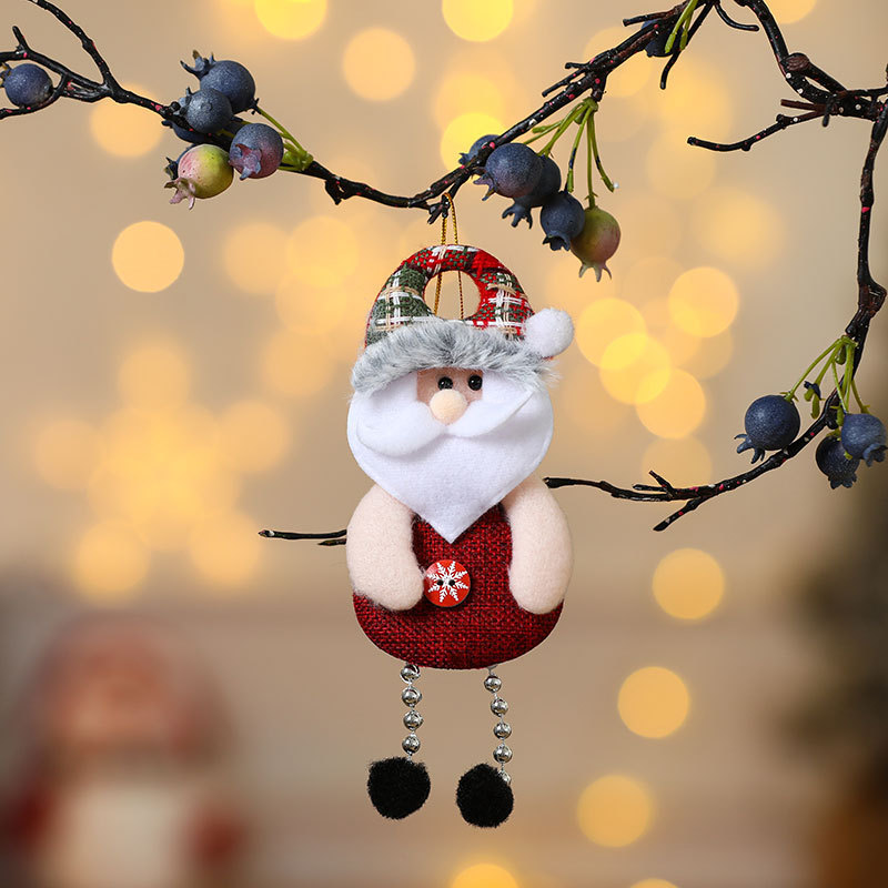 Christmas Fabric Ornament Set, Small Christmas Tree Ornaments, Festive Home Decor for Walls and Fireplaces, Fabric Figurines and Ornaments